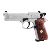 Pistolet Beretta M 92 FS nickel/wood 4.5 mm