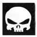 KAMPFHUND - Naszywka SQR Punisher Skull - Czarny - Gen III