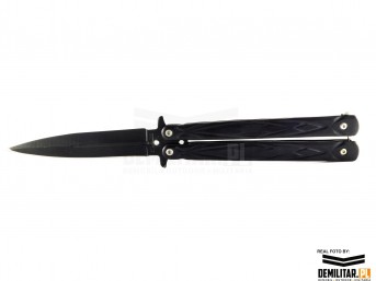 Nóż motylek Black Balisong New