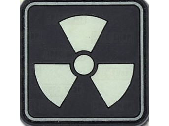 4TAC - Naszywka 3D - Radioactive I - Świecąca 