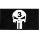 KAMPFHUND Naszywka Punisher Seal Team 3 Czarny Gen III