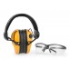 Słuchawki ochronne aktywne RealHunter ACTiVE Pro pomarańczowe + okulary ochronne
