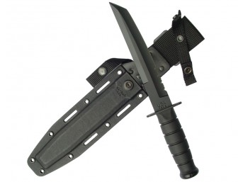 Nóż taktyczny Ka-Bar 1245 bojowy Czarny Tanto