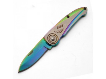 Nóż składany albainox 19726 Rainbow tęczowy
