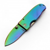 Nóż składany albainox 19307 Rainbow tęczowy