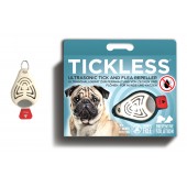 Ultradźwiękowy odstraszacz kleszczy dla psów Tickless Beż