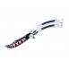 Nóż balisong motylek Joker CS:GO White Shark JKR586