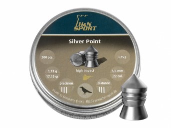 Śrut diabolo H&N Silver Point kal. .5,5/200 szt.