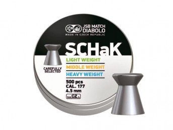 Śrut diabolo JSB Schak 500 LP/LG 4,50 mm 500 szt.