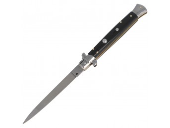 Nóż sprężynowy Frank Beltrame Stiletto Black 28 cm  (28/37)