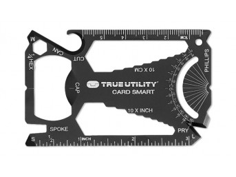 Karta survivalowa przeżycia multitool True Utility Cardsmart Micro Tool TU207