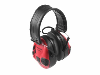  Ochronniki słuchu Peltor SportTac aktywne, czarno-czerwone
