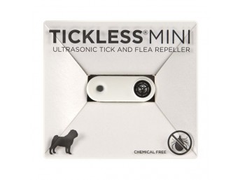 Odstraszacz kleszczy dla psów Tickless Pet ultradźwiękowy, USB, White