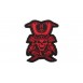 101 Inc. - Naszywka 3D - Samurai Skull - Czerwony