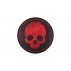 101 Inc. - Naszywka 3D - Fingerprint Skull - Czerwony