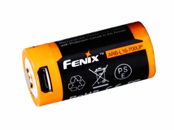 Akumulator Fenix USB ARB-L16UP 16340 RCR123 700 mAh 3,7 V