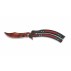 Nóż motylkowy Albainox Abanico Red 02128 balisong