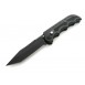 Czarny nóż sprężynowy TantoKnife składany 527
