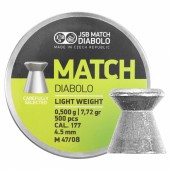 Śrut diabolo JSB Match Light 4,49 mm 500 szt. 