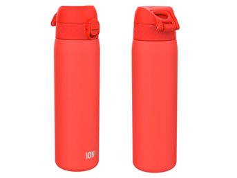 Butelka termiczna ION8 500ml czerwona, podwójne ścianki