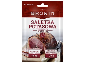 Saletra potasowa Browin do peklowania mięsa 20 g