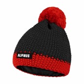 Czapka męska Alpinus Mutenia Hat czerwono-czarna
