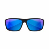 Okulary Wiley X Peak Captivate ACPEA19 blue mirror, czarne oprawki