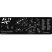 TekMat Mata do czyszczenia karabinu AK-47 30x91cm Czarna TEK-R36-AK47