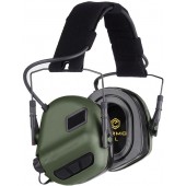 Earmor Aktywne ochronniki słuchu słuchawki M31 PLUS Mod 3 Zielone