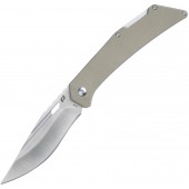 Nóż składany Slingshot Lockback Folder AUS-10 Tan Schrade 1159301